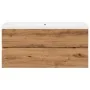Mueble con lavabo integrado roble artesanal 101x39,5x49 cm de , Tocadores de baño - Ref: Foro24-3328928, Precio: 314,20 €, De...