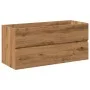 Mueble con lavabo integrado roble artesanal 101x39,5x49 cm de , Tocadores de baño - Ref: Foro24-3328928, Precio: 314,20 €, De...