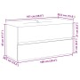 Mueble con lavabo integrado roble artesanal 101x39,5x49 cm de , Tocadores de baño - Ref: Foro24-3328928, Precio: 329,18 €, De...