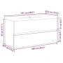 Mueble con lavabo integrado roble artesanal 101x39,5x49 cm de , Tocadores de baño - Ref: Foro24-3328928, Precio: 314,20 €, De...