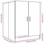 Armario de lavadora gris hormigón 70,5x71,5x91,5 cm de , Accesorios para lavadoras y secadoras - Ref: Foro24-856639, Precio: ...