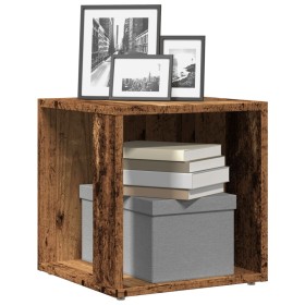 Mesa auxiliar de madera de ingeniería envejecida 33x33x34 cm de , Mesas auxiliares - Ref: Foro24-856716, Precio: 27,07 €, Des...