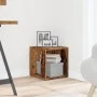 Mesa auxiliar de madera de ingeniería envejecida 33x33x34 cm by , Side tables - Ref: Foro24-856716, Price: 28,48 €, Discount: %