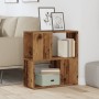 Librería de madera de ingeniería madera envejecida 60x24x63 cm de , Librerías y estanterías - Ref: Foro24-856728, Precio: 35,...