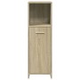 Juego de muebles de baño 4 pzas contrachapada roble Sonoma de , Muebles de baño - Ref: Foro24-3324968, Precio: 158,79 €, Desc...