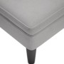 Tumbona con almohada y reposabrazo derecho tela gris nube de , Divanes - Ref: Foro24-4009770, Precio: 154,88 €, Descuento: %