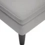 Tumbona con almohada y reposabrazo derecho tela gris nube de , Divanes - Ref: Foro24-4009770, Precio: 143,01 €, Descuento: %