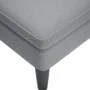 Tumbona con almohada y reposabrazo derecho tela gris claro de , Divanes - Ref: Foro24-4009843, Precio: 151,12 €, Descuento: %