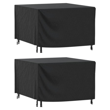 Cubiertas de muebles jardín 2uds impermeable 420D 113x113x73 cm de , Fundas para muebles de jardín - Ref: Foro24-3196429, Pre...