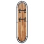 Percheros de pared con 4 ganchos 2 uds madera maciza de acacia de , Percheros para sombreros y abrigos - Ref: Foro24-4013504,...