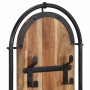 Percheros de pared con 4 ganchos 2 uds madera maciza de acacia de , Percheros para sombreros y abrigos - Ref: Foro24-4013504,...