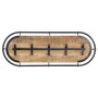 Perchero de pared con 5 ganchos madera maciza de mango rugosa de , Percheros para sombreros y abrigos - Ref: Foro24-4013506, ...