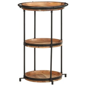 Mesa auxiliar madera maciza de acacia Ø55x83 cm de , Mesas auxiliares - Ref: Foro24-4013510, Precio: 71,90 €, Descuento: %