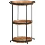 Mesa auxiliar madera maciza de acacia Ø55x83 cm de , Mesas auxiliares - Ref: Foro24-4013510, Precio: 91,42 €, Descuento: %
