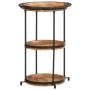 Mesa auxiliar madera maciza de acacia Ø55x83 cm de , Mesas auxiliares - Ref: Foro24-4013510, Precio: 71,90 €, Descuento: %