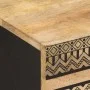 Mesitas de noche 2 uds madera mango rugosa negro 40x33,5x46 cm de , Mesitas de noche - Ref: Foro24-4018627, Precio: 136,62 €,...