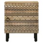 Mesitas de noche 2 uds madera mango rugosa negro 40x33,5x46 cm de , Mesitas de noche - Ref: Foro24-4018625, Precio: 70,53 €, ...