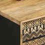 Mesitas de noche 2 uds madera mango rugosa negro 40x33,5x46 cm de , Mesitas de noche - Ref: Foro24-4018625, Precio: 70,53 €, ...