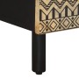 Mesitas de noche 2 uds madera mango rugosa negro 40x33,5x46 cm de , Mesitas de noche - Ref: Foro24-4018625, Precio: 70,53 €, ...