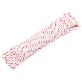 Cordón de arranque nailon blanco y rojo Ø3 mm 10 m de , Sogas y cuerdas metálicas - Ref: Foro24-4100611, Precio: 8,60 €, Desc...