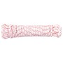 Cordón de arranque nailon blanco y rojo Ø3 mm 10 m de , Sogas y cuerdas metálicas - Ref: Foro24-4100611, Precio: 8,02 €, Desc...