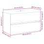 Mueble con lavabo integrado madera envejecida 81x39,5x49 cm de , Tocadores de baño - Ref: Foro24-3328923, Precio: 211,76 €, D...