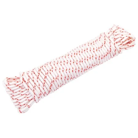 Cordón de arranque nailon blanco y rojo Ø5 mm 10 m de , Sogas y cuerdas metálicas - Ref: Foro24-4100613, Precio: 9,87 €, Desc...