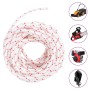 Cordón de arranque nailon blanco y rojo Ø5 mm 10 m de , Sogas y cuerdas metálicas - Ref: Foro24-4100613, Precio: 9,20 €, Desc...