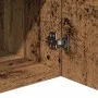 Aparador con LED madera ingeniería envejecida 115,5x30x75 cm by , Sideboards - Ref: Foro24-856363, Price: 115,97 €, Discount: %