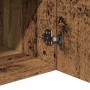 Aparador con LED madera ingeniería envejecida 115,5x30x75 cm de , Aparadores - Ref: Foro24-856363, Precio: 117,83 €, Descuent...