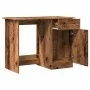 Escritorio de madera de ingeniería envejecida 100x50x76 cm by , Desks - Ref: Foro24-855954, Price: 82,92 €, Discount: %