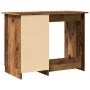 Escritorio de madera de ingeniería envejecida 100x50x76 cm by , Desks - Ref: Foro24-855954, Price: 82,92 €, Discount: %