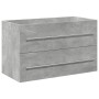 Set muebles de baño 2 piezas madera contrachapada gris hormigón de , Muebles de baño - Ref: Foro24-3324921, Precio: 201,62 €,...