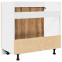 Armario bajo fregadero madera roble artisan 80x46x81,5 cm de , Armarios de cocina - Ref: Foro24-856078, Precio: 74,95 €, Desc...