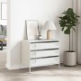 Aparador de acero laminado en frío blanco 68x39x58,5 cm de , Aparadores - Ref: Foro24-851297, Precio: 83,54 €, Descuento: %