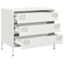 Aparador de acero laminado en frío blanco 68x39x58,5 cm de , Aparadores - Ref: Foro24-851297, Precio: 83,54 €, Descuento: %