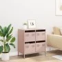 Aparador de acero laminado en frío rosa 68x39x73,5 cm de , Aparadores - Ref: Foro24-851257, Precio: 134,39 €, Descuento: %