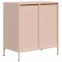 Aparador de acero laminado en frío rosa 68x39x73,5 cm de , Aparadores - Ref: Foro24-851257, Precio: 134,39 €, Descuento: %