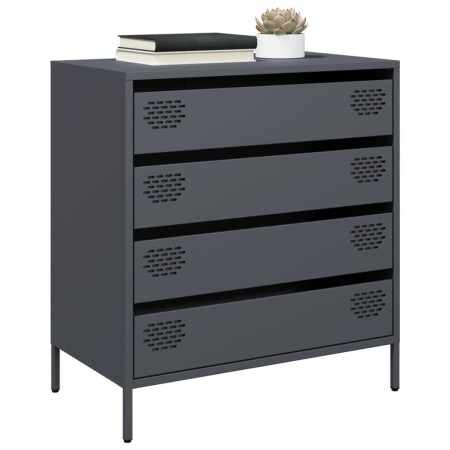 Aparador de acero laminado en frío antracita 68x39x73,5 cm de , Aparadores - Ref: Foro24-851288, Precio: 96,68 €, Descuento: %
