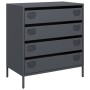 Aparador de acero laminado en frío antracita 68x39x73,5 cm de , Aparadores - Ref: Foro24-851288, Precio: 96,68 €, Descuento: %