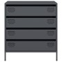 Aparador de acero laminado en frío antracita 68x39x73,5 cm de , Aparadores - Ref: Foro24-851288, Precio: 96,68 €, Descuento: %