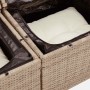 Set sofás de jardín 7 piezas y cojines ratán sintético beige de , Conjuntos de jardín - Ref: Foro24-3326998, Precio: 593,23 €...