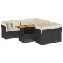 Set de sofás de jardín con cojines 9 pzas ratán sintético negro de , Conjuntos de jardín - Ref: Foro24-3326905, Precio: 587,4...