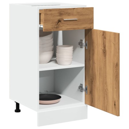 Armario inferior cajón madera roble artisan 40x46x81,5 cm de , Armarios de cocina - Ref: Foro24-856084, Precio: 76,23 €, Desc...