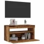 Muebles de TV con luces LED 2 uds madera ingeniería envejecida de , Muebles TV - Ref: Foro24-856316, Precio: 83,79 €, Descuen...