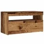 Muebles de TV con luces LED 2 uds madera ingeniería envejecida de , Muebles TV - Ref: Foro24-856316, Precio: 83,79 €, Descuen...