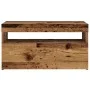 Muebles de TV con luces LED 2 uds madera ingeniería envejecida de , Muebles TV - Ref: Foro24-856316, Precio: 83,79 €, Descuen...