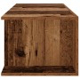 Mueble TV luces LED madera ingeniería envejecida 135x39x30 cm de , Muebles TV - Ref: Foro24-856323, Precio: 78,92 €, Descuent...