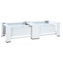 Soporte pedestal doble para lavadora con cajones blanco de , Accesorios para lavadoras y secadoras - Ref: Foro24-4009869, Pre...