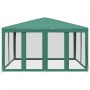 Carpa para fiestas con 8 paredes de malla HDPE verde 4x4 m de , Tiendas de campaña - Ref: Foro24-4010063, Precio: 130,63 €, D...